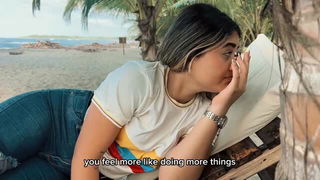Luna Star beach hookup surprise xxx movie
