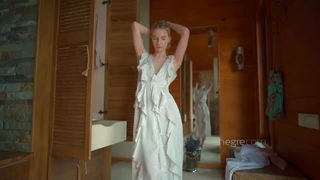 Vika Kucherenko sheer dress tease free porn