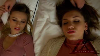 Peer pressure brunette bedroom domination xxx video