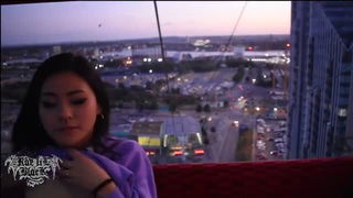 Rae Lil Black cable car blowjob porn movie