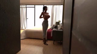 Lara Love topless bedroom tease sex video