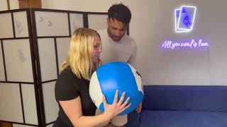 Lola with giant blue ball xxx movie
