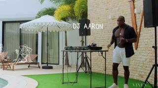 Audrey Reid poolside party tease