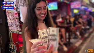 Katty West bar cash tease porn movie